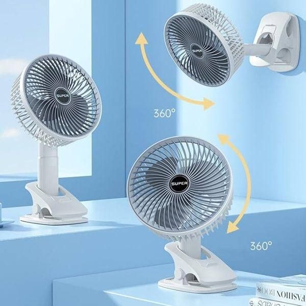 Mini Folding Rechargeable Fan 9 inch Pedestal Standing Fan -SKA06
