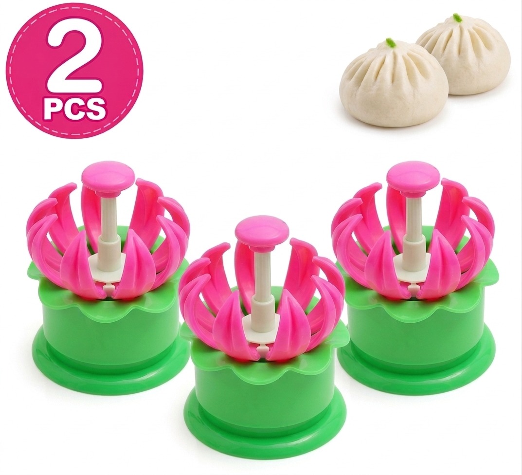 2 Pcs New Pastry Pie Steam momo Dumpling Maker