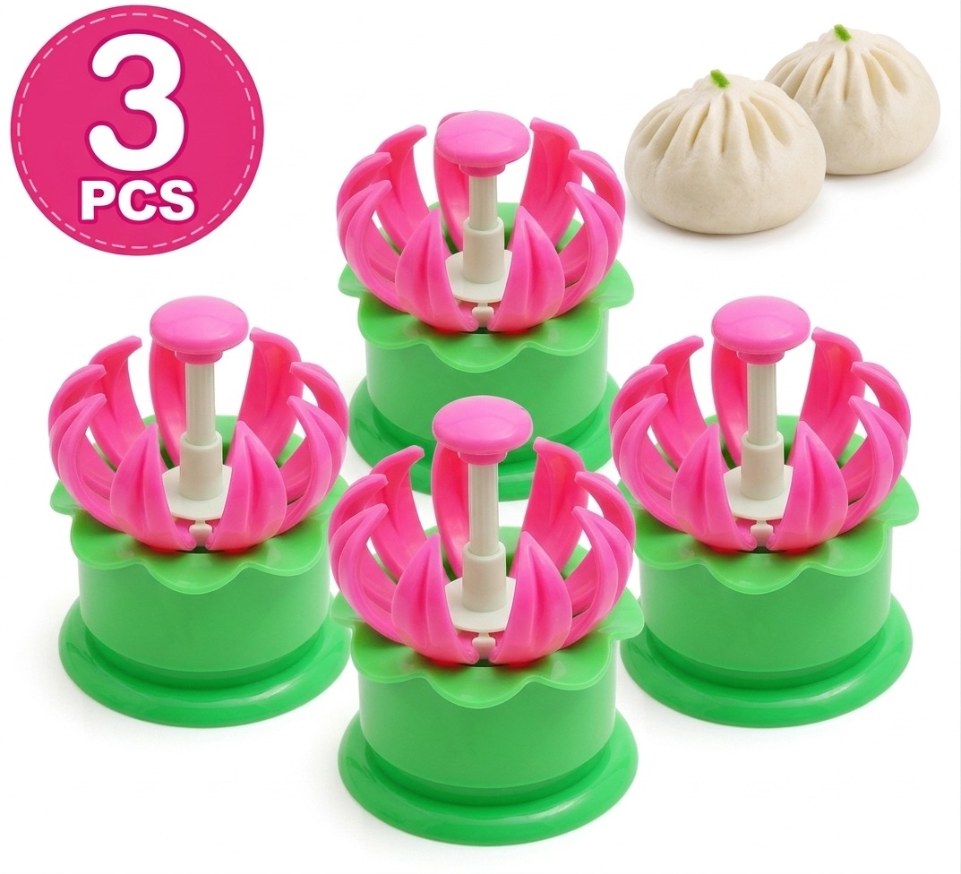 3 Pcs New Pastry Pie Steam momo Dumpling Maker